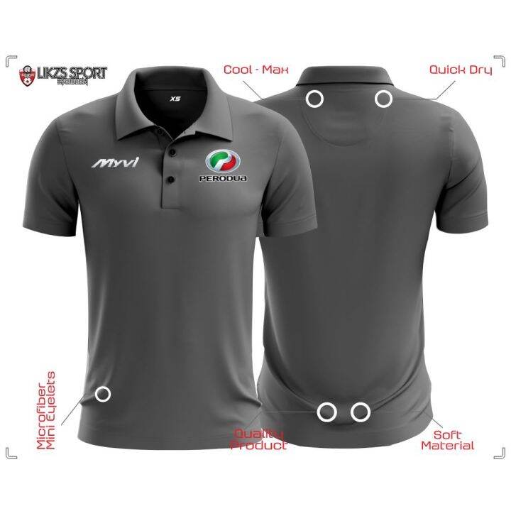 Perodua Myvi Travel Jersey DX1 | Baju Berkolar Perodua Racing | Man ...