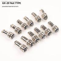 ❍❈ﺴ 1set GX20 Nut type Male Female Electric Connectors 2/3/4/5/6/7/8/9/10/12/14/15 Pin 20mm Circular Wire Panel Aviation Socket Plug