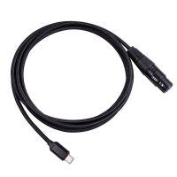 【DT】USB C High Fidelity Microphone Cable USB 3.1Male to XLR 3Pin Female Audio Cable Adapter for Laptop Macbook PC Computer 2/3m  hot