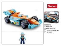 ProudNada Toys ของเล่นเด็ก ตัวต่อเลโก้ เลโก้ รถแข่ง Sluban RACING TEAM 210 PCS B0763