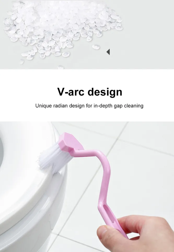 Small Size V Shape Baby Toilet Brush for Crevice Cleaning - China