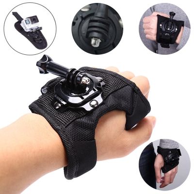 360 Degrees Wrist Band Arm Strap Belt Tripod Mount for GoPro Hero 8/7/6/5/4/3 /2 Camera Fist Adapter Band for Go Pro Accessories