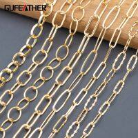 GUFEATHER C126jewelry accessoriesdiy chainpass REACHnickel free18k gold platedjewelry makingdiy bracelet necklace1m/lot