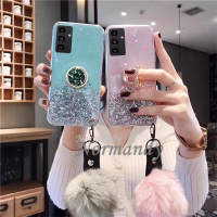 เคสสมาร์ทโฟน Samsung Galaxy S23 FE เคส A05 A05S M34 5G 2023ใหม่เคสใสแวววาวท้องฟ้าเต็มไปด้วยดวงดาวพร้อมขาตั้งคริสตัลเคสนิ่ม TPU ด้านหลังกันกระแทก