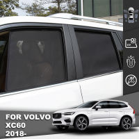 สำหรับวอลโว่ XC60 2018 2019 2020 2021 XC 60ม่านบังแดดรถยนต์ Visor ด้านหน้ากระจกกรอบม่านด้านหลังหน้าต่างด้านข้างสีอาทิตย์โล่