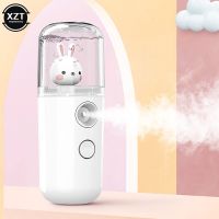 【DT】  hotCar Air Humidifier 30ml Mini Nano Facial Sprayer USB Nebulizer Purifier Aromatherapy Essential Oil Diffuser Water Replenishments