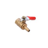 Brass Barbed ball valve 4-12 Hose Barb 1/8 1/2 1/4 Female Thread Connector Joint Copper Pipe Fitting Coupler Adapter