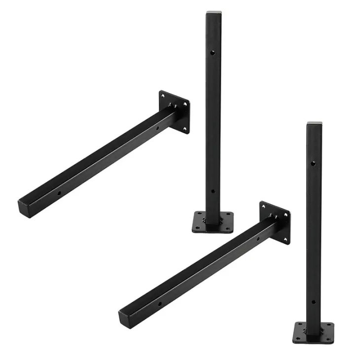 【Ready Stock&COD】Heavy Duty Floating Shelf Brackets-300mm Blind Industrial Shelf Supports,Wall ...