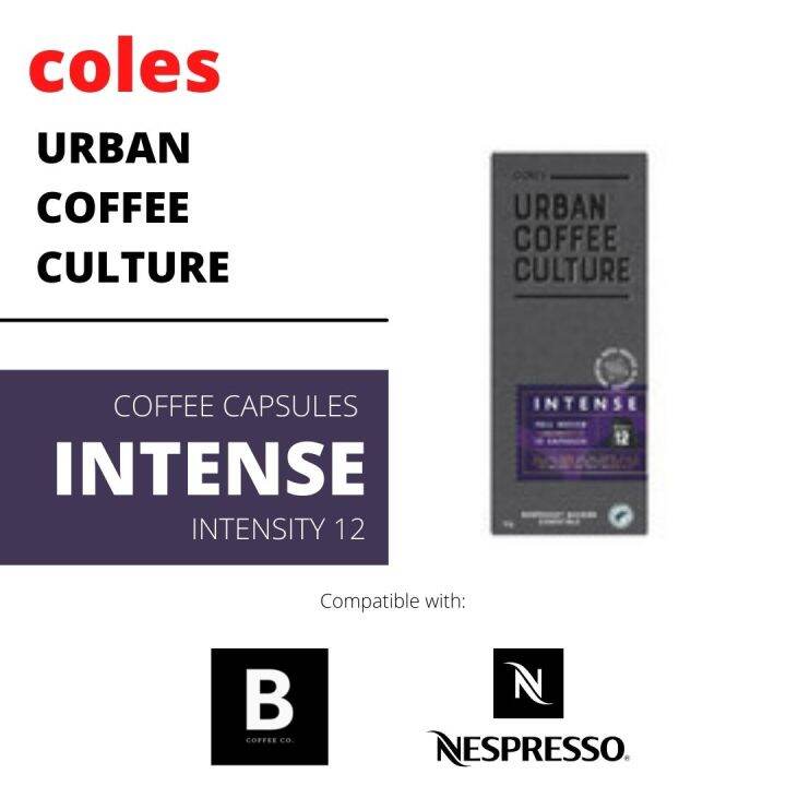 Nespresso B Coffee Compatible Coles Intense Coffee Capsules Lazada PH