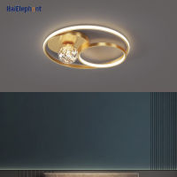 220V Nordic Rings Gypsophila Chandelier Lights For Living Room Bedroom Study Home Modern Ceiling Mounted Lighting Indoor Lamps