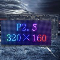 【HOT】∏ Indoor Display Module P2.5 128x64 RBG Color Video 320x160mm Size SMD2121