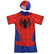 XẢ KHO 13-24kg Đồ Bơi Bé Trai Kèm Mũ Người Nhện Spiderman - HAPY SW513