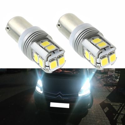 【CW】NHAUTP 2Pcs H6W BAX9S LED Bulbs For Citroen C4 Grand Picasso Daytime Running Light Front Parking Lamp DHO White 6000K 12-24V