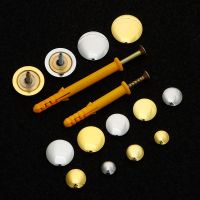 4pcs/set Stainless Steel Decoration Screw Covers Glass Fasteners Mirror Fixing Nails Furniture Hardware Billboard Decor