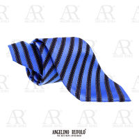 ANGELINO RUFOLO Necktie(NTM-ทาง055, 058) เนคไทผ้าไหมทออิตาลี่คุณภาพเยี่ยม ดีไซน์ Stripe Pattern สีน้ำเงิน/สีเขียว/สีแดง/สีม่วง/สีแดง/สีเทา/สีกรมท่า-เลือดหมู