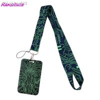 Ransitute R1799 Green Motherboard Lanyard Card Holder Car KeyChain ID Card Pass Gym Mobile Phone Badge Key Ring Holder Jewelry