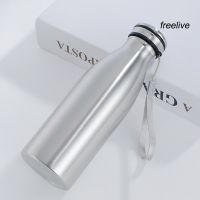 ★FHS★ml Stainless Steel Large Capacity Portable Outdoor Sports Water Bottle