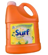 Nước rửa chén Surf hương tắc dịu nhẹ chanh sả can 1.5kg
