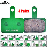 MOTSUV 4 คู่ (8 ชิ้น) MTB จักรยานแผ่นไฮดรอลิกเซรามิคผ้าเบรคสำหรับ M315 M355 M365 M395 M445 M447 MT200 M525 M375 จักรยาน Part-SDFU STORE