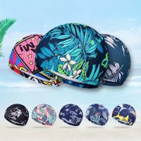 New Elastic Waterproof Pool Fabric Protect Ears Long Hair Sports Swim Pool Hat Swimming Cap Free Size For Men Women Adults Swim Caps