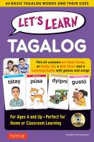 หนังสืออังกฤษใหม่ Lets Learn Tagalog Kit : A Fun Guide for Childrens Language Learning (Flash Cards, Audio CD, Games &amp; Songs, Learning Guide and Wall Chart)