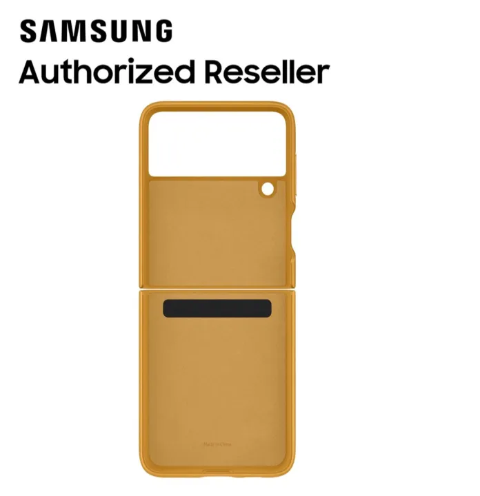 SAMSUNG Z FLIP 3 LEATHER COVER Lazada