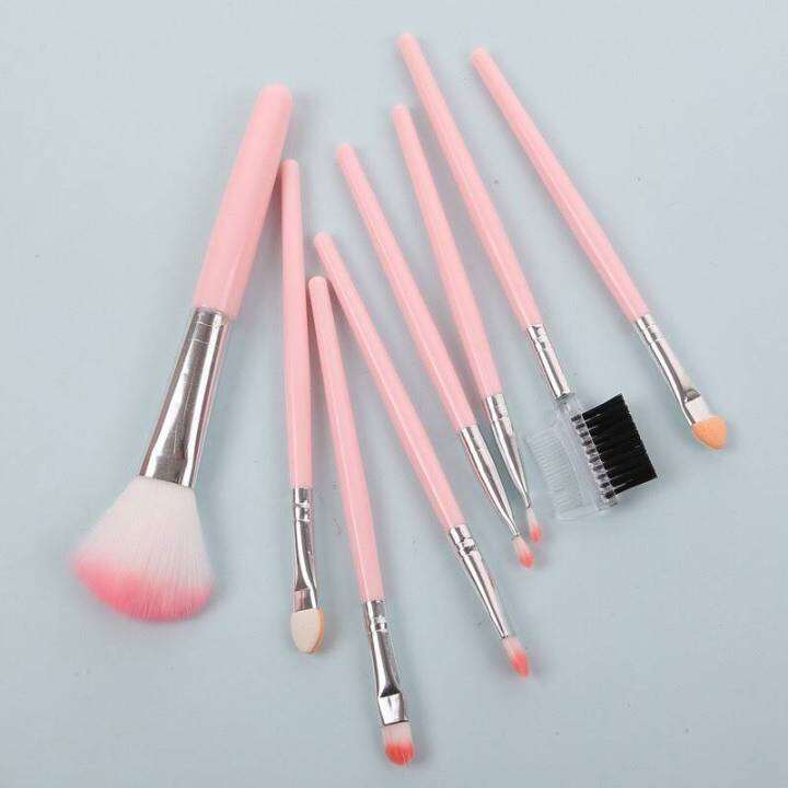 แปรงแต่งหน้า-brush-set-เซต-5-ชิ้น-แปรงปัดแก้ม-ชุดแต่งหน้า-ขนแปรงนุ่ม