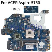 Kocoqin Placa-Mãe Portátil Acer Aspire 5750G เมนบอร์ด P5we0 La-6901p Mbrff02005 Hm65