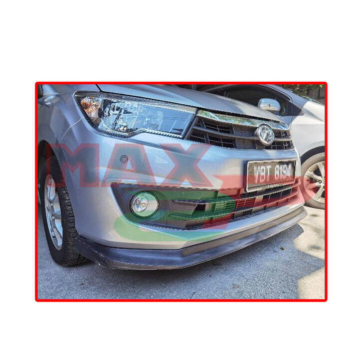 Perodua Bezza (2016) Takero Front Skirt Bumper Lower V Lip Vlip Spoiler ...