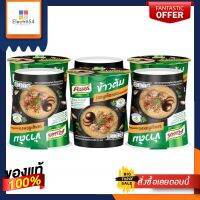 คนอร์ ข้าวต้มคัพ รสหมูเห็ดหอมทรงเครื่อง 40 ก. x 6 ถ้วยKnorr Instant Rice Porridge Cup Pork Mushroom 40g x 6 Cups