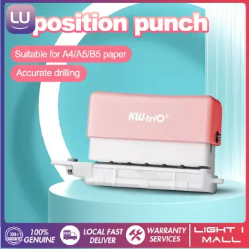 KW-trio Adjustable 6-Hole Desktop Punch Puncher for A4 A5 A6 B7