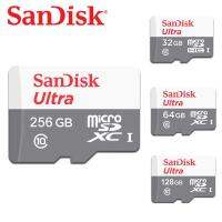 Sandisk Ultra microSDXC/HC Card ความเร็ว 100MB /S ความจุ 32GB 64GB 128GB 256GB Class10 (SDSQUNS_GN3MN) เมมโมรี่การ์ด การ์ดหน่วยความจำ ไอโครเอสดีการ์ด แซนดิส