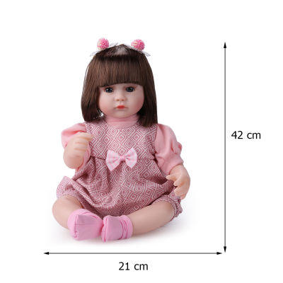 42cm Reborn Baby Lifelike Newborn Simulation Animals Baby Enamel Dolls Kids Educational Toys Reborn Doll for Children Gifts