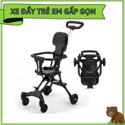 XE ĐẨY DU LỊCH CHO BÉ - XE ĐẨY ĐẢO CHIỀU, GẤP GỌN, XOAY CHIỀU