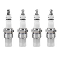 4Pcs 2-Stroke Spark Plug Fit for Yamaha PW50 PW80 PW60 LT50 LT80 Scooter Motorcycle E6TC