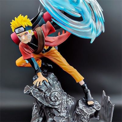 ZZOOI Naruto Shippuden GK Action Anime Figure Uzumaki Naruto Figma 36cm Model Desktop Collection Doll Children Toys Christmas Gift