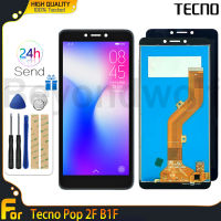 Beyondwolf จอ LCD แบบดั้งเดิมสำหรับ TECNO Pop 2F B1F สัมผัสหน้าจอ LCD หน้าจอดิจิตอลแทนการประกอบสำหรับ2F TECNO Pop Display B1F หน้าจอพร้อมเครื่องมือฟรี