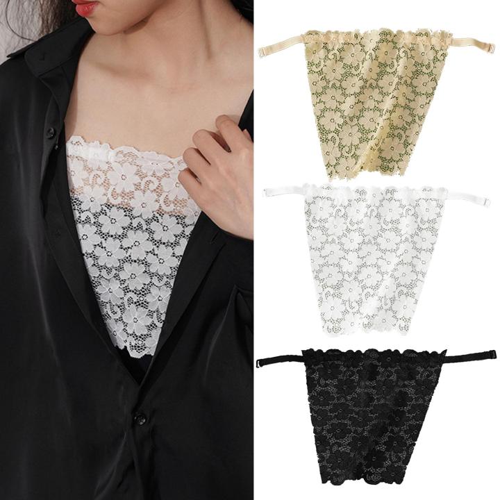 lace-tube-top-female-summer-neckline-anti-lighting-bra-invisible-soft-and-camisole-fake-artifact-breathable-anti-peep-v5z4