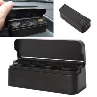 ♗ Car Coins Storage Box Interior Accessories Pocket Telescopic Dashboard Coins Case Car Organizer Plastic Holder Container