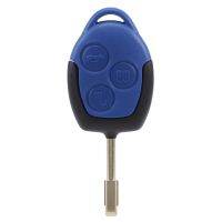 3 button cover shell key remote control body &amp; keys for ford transit blue