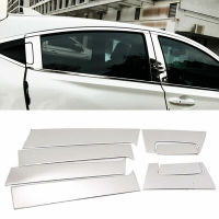 Chrome Door Window Pillar Post Cover for Honda HRV 2016 2017 2018 2019 2020 Car Stickers Window Decoration Accessories