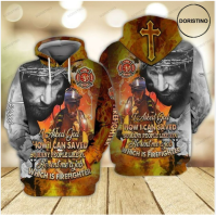 3D HOODIE-  XZX180305   Customize Name Firefighter 3D Hoodie 16