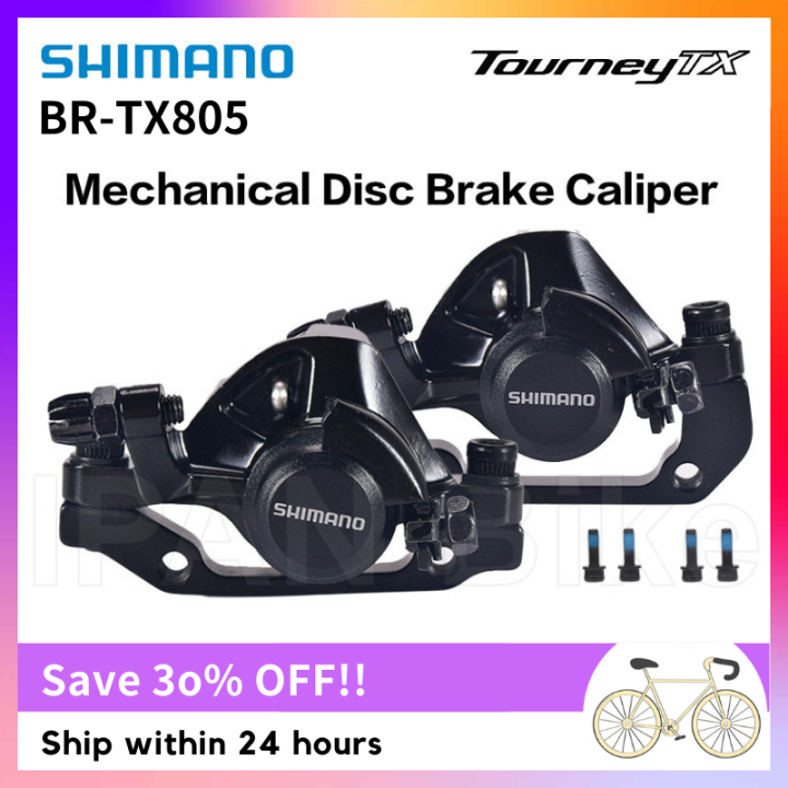 Shimano Tourney BR TX805 Disc Brake Caliper BRTX805 with Resin Pads