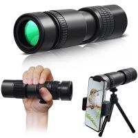 ZZOOI Portable HD Monocular Zoom Telescope 10-30X30 With Tripod And Telephone Stand For Camping Hunting Tourism Sightseeing