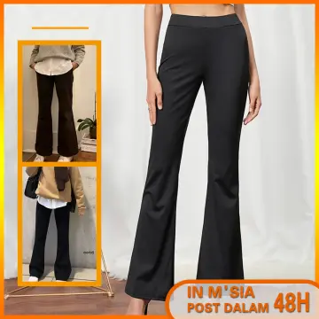 New】Women Elastic High Waist Thickened Casual Pants High Elastic