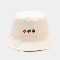 [hot]2021 Four Seasons Cotton Flower Embroidery Bucket Hat Fisherman Hat Outdoor Travel Hat Sun Cap for Men and Women 03