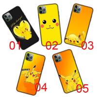 DB-367 Pikachu Black ซิลิโคน เคสโทรศัพท์ ปก หรับ iPhone G31 Moto G41 G22 G42 13 14 G51 G52 12 G1000 G71 Max Plus Mini Pro