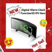 นาฬิกาจับเวลา นาฬิกาดิจิตอล พร้อมหน้าจอLED ขนาด 7 นิ้ว Digital Alarm Clock  Function12/24 Hour พร้อมที่ชาร์จ USB  นาฬิกา