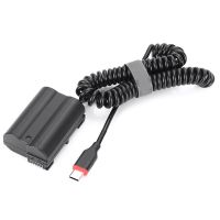 แบบพกพา Type-C ถึง EN EL15 Dummy แบตเตอรี่ Power Adapter สำหรับ D7100 D800 D810 D7200 D7000 อุปกรณ์เสริมสำหรับกล้อง