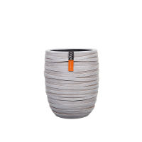 Vase Cylinder Loop (Size W 15 x H 17 cm) - กระถางต้นไม้ Modern แบรนด์ Capi Europe